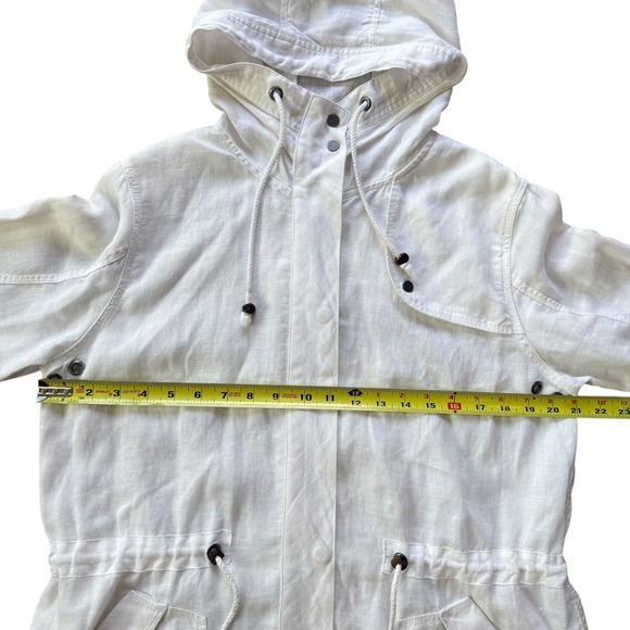 Tommy Bahama Relax Linen Blend Hooded Anorak Utility Jacket‎ Medium - Picture 9 of 16